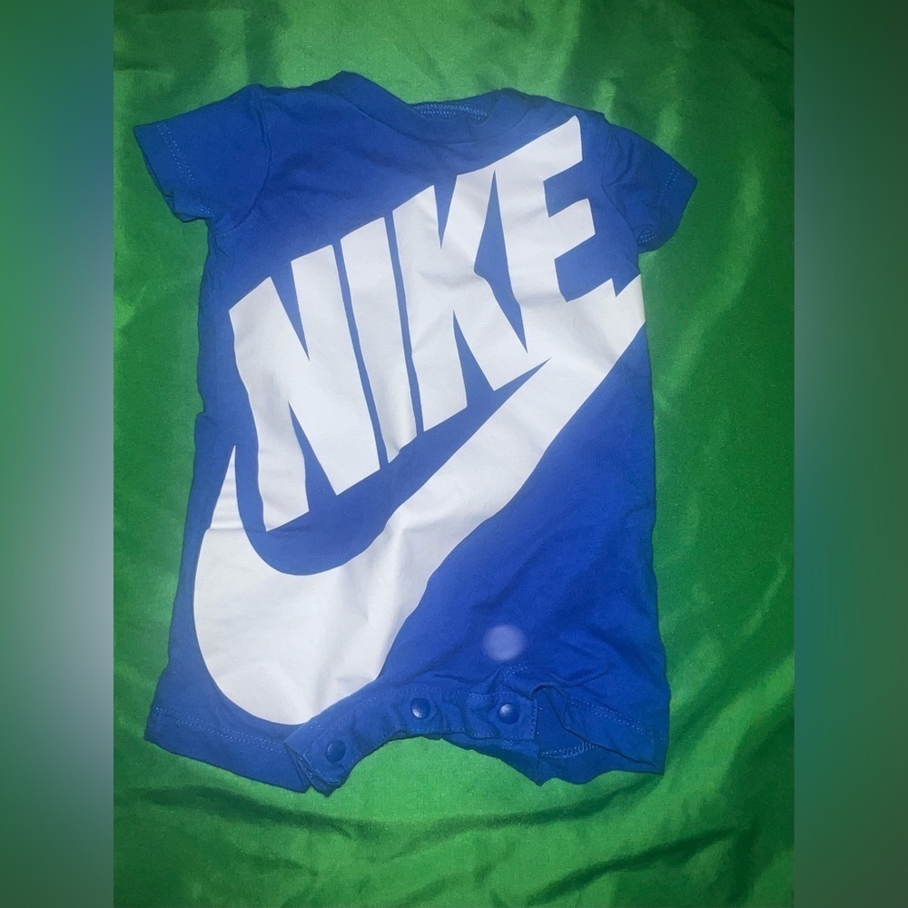Nike Blue Infant Shortall Bodysuit size 3 Months